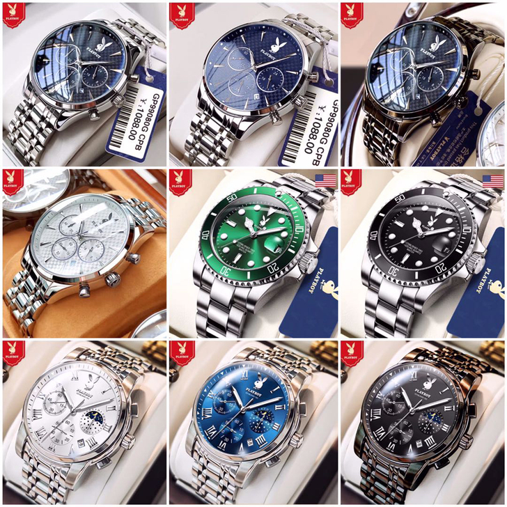 实体店关店  处理一批全新花花公子手表  ...