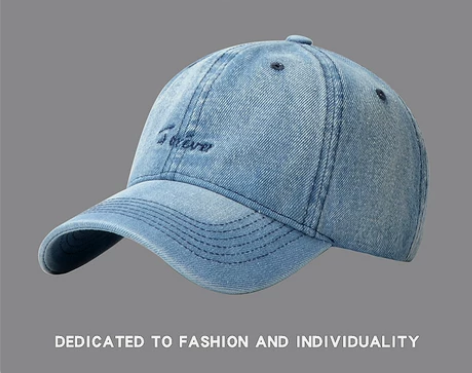 春夏秋天帽子男女款牛仔棒球帽时尚潮搭户外休...