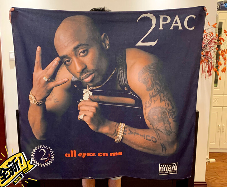 2Pac专辑装饰布挂布背景布 Tupac ...