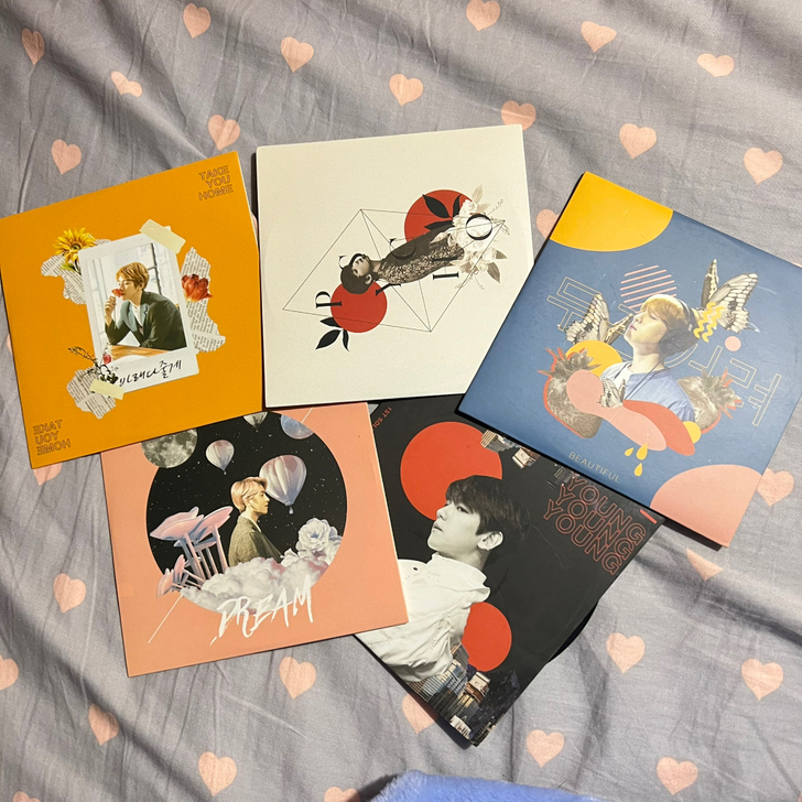 边伯贤黑胶唱片特典 五张 一张25