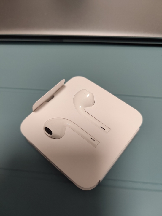 苹果有线耳机iPhone 11自用盒装配件...