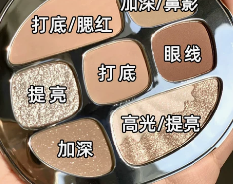 2021年新款眼影修容高光一体盘超火平价爆款