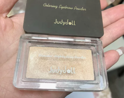 橘朵眉粉和高光，九成新，下单送unny遮瑕...