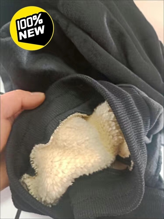 【一条裤过冬】加绒加厚丝绒运动裤巨厚羊羔绒...