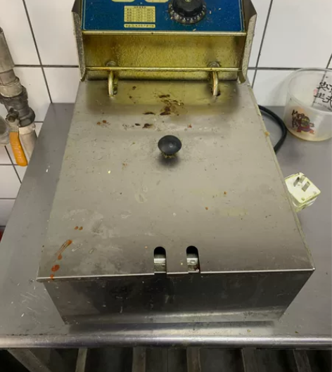 炸油炉不锈钢商用油炸锅  用半年 油渍自己...