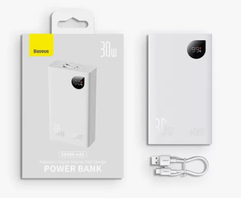 倍思PD30W充电宝20000毫安oppo...