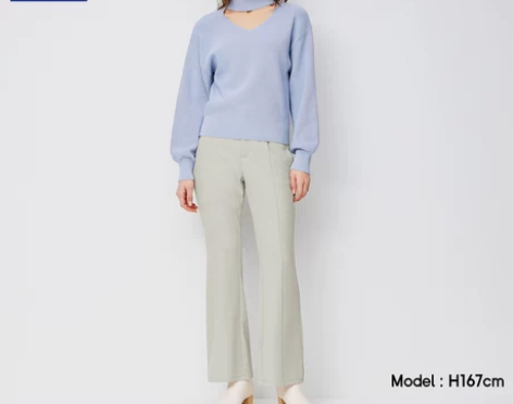 GU极优 330633 女装喇叭长裤202...