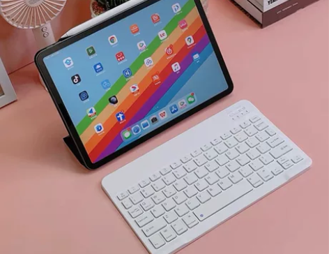 无线蓝牙键盘可充电静音超薄迷你适用苹果ip...