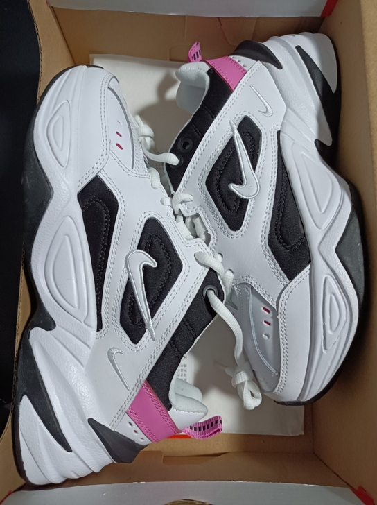 耐克老爹鞋M2K  白黑拼接紫色 37.5...