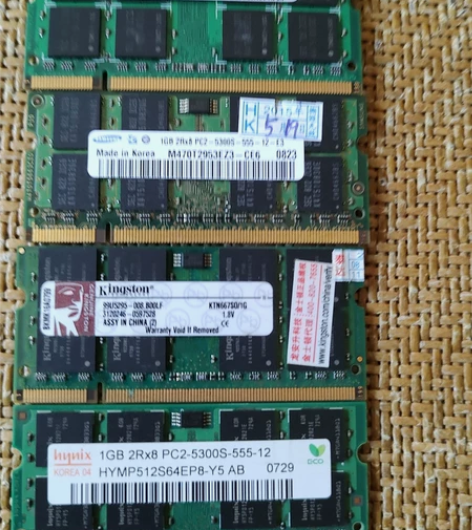 笔记本电脑内存DDR2 IG 4根 每根1...