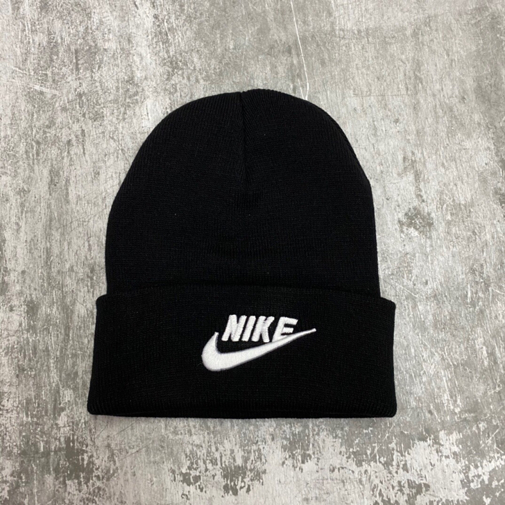 耐克毛线帽休闲针织帽男女冬季保暖冷帽情侣刺...