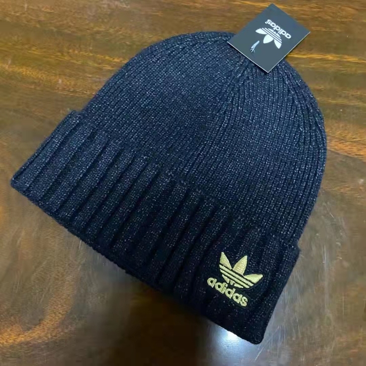 特价！三叶草阿迪达斯针织帽旅游滑雪男女包头...