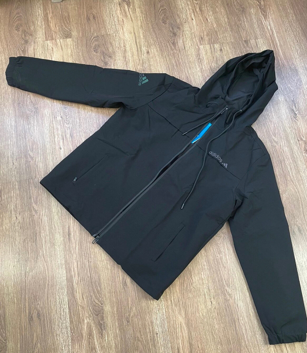 男士迪家连帽拉链风衣外套 xl