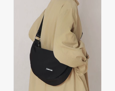 斜挎包 单肩包斜挎包包尼龙防水运动饺子包2...