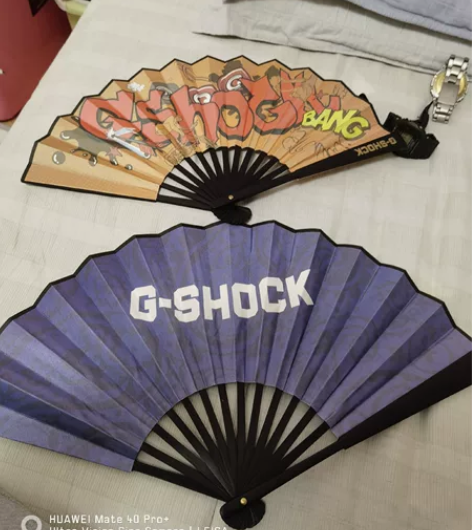 卡西欧联名扇子 全新