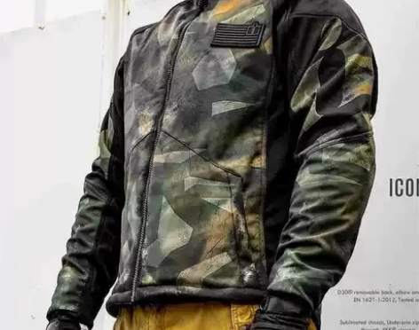 新款icon摩托车机车骑行服帽衫四季防摔帅...