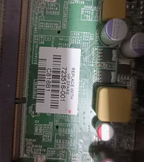 hp8300主机拆机配件主板C81坏无维修...