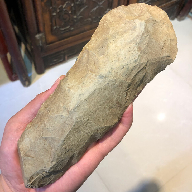 石器时代 打制石器 石斧 巨大 包浆完美