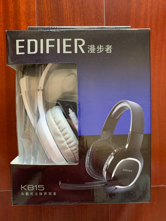 漫步者头戴式立体声耳麦k815