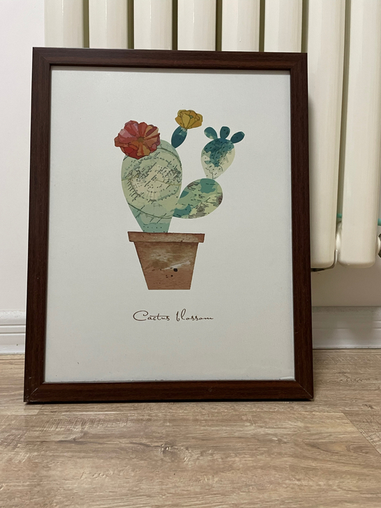 北欧装饰画：仙人掌