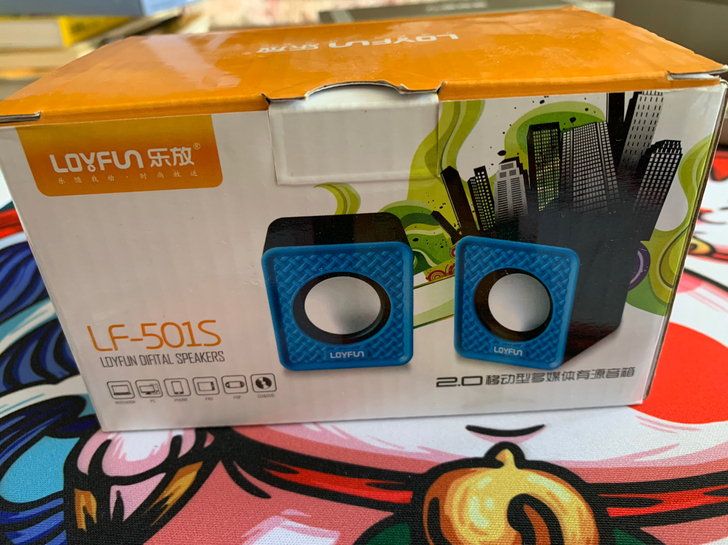 台式机USB小音箱 声道：2.0