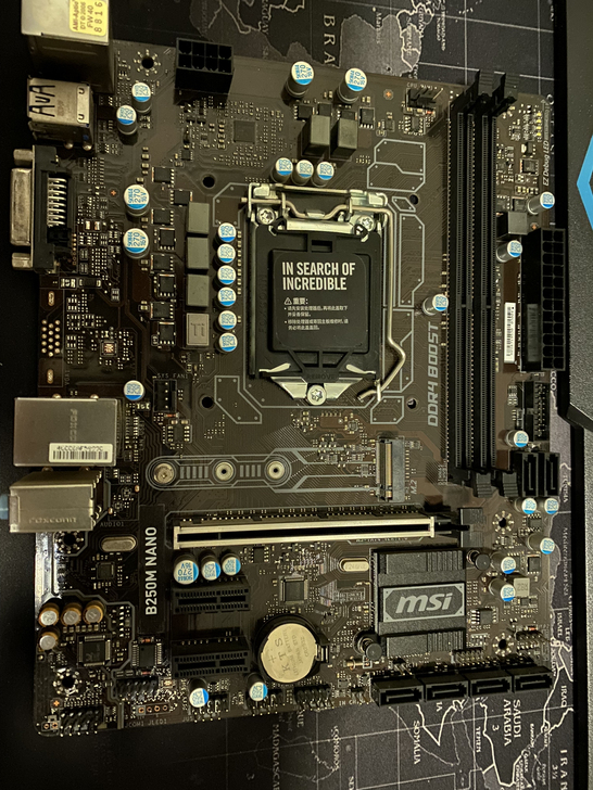 因电脑升级，换下机器正在使用的主板