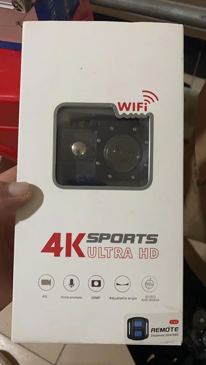 山狗A8运动相机，买了不会用一直扔着