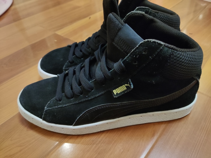 彪马Puma 1948 mid黑色运动板鞋...