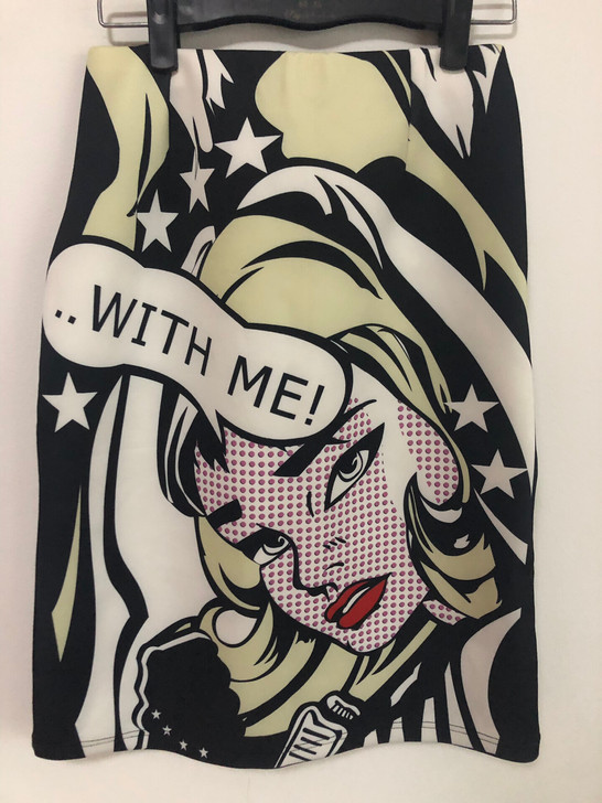 全新波普风空气棉半裙