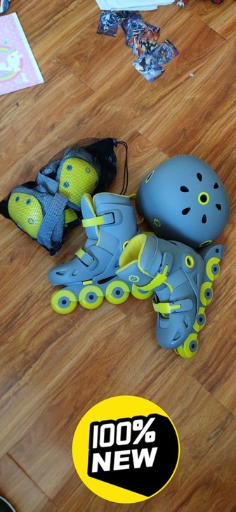 小寻智能儿童轮滑鞋+小寻儿童头盔运动护具组...