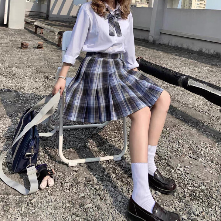 黑棋Sweetdream甜梦格裙jk m4...