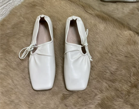 软底小皮鞋女软妹休闲百搭韩版新款平底懒人鞋...