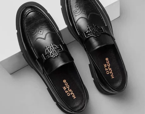 库琪正品仓库特价头层牛皮里外全皮一脚蹬男士...