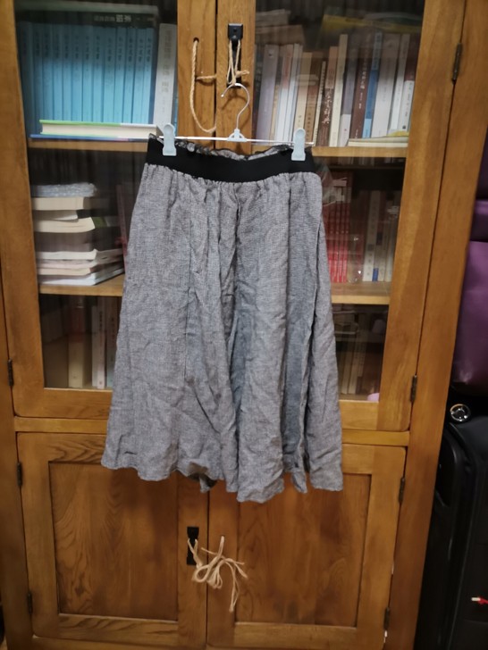 Zara复古vintage风黑白格子呢子半...