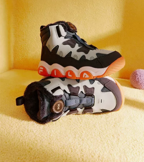 FILA斐乐童鞋小童雪地靴2022冬季款男...