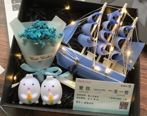 帆船模型一帆风顺桌面摆件毕业送男生生日同学...