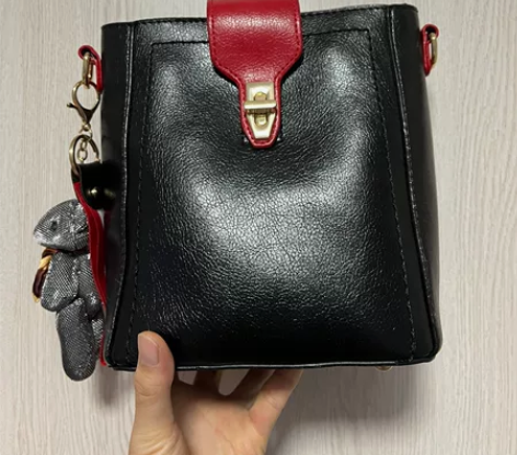 包邮全新优哈悠哈水桶包质感女包2022秋冬...