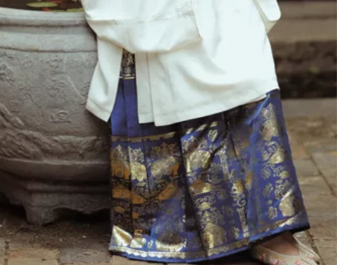 兰若庭 汉服 太平有象 马面 织金马面 明...