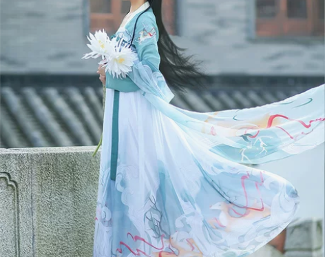 如梦霓裳汉服女齐胸襦裙鹿鸣高腰日常原创仙气...