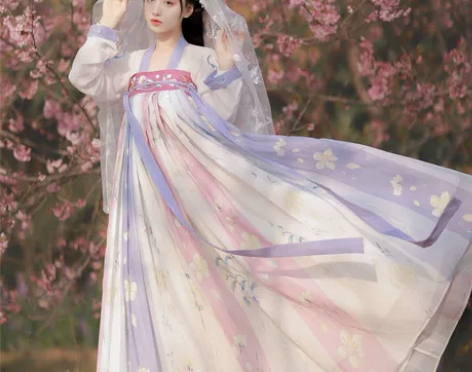 ?【樱洛】茗月萱齐胸襦裙套装汉服女刺绣正品...