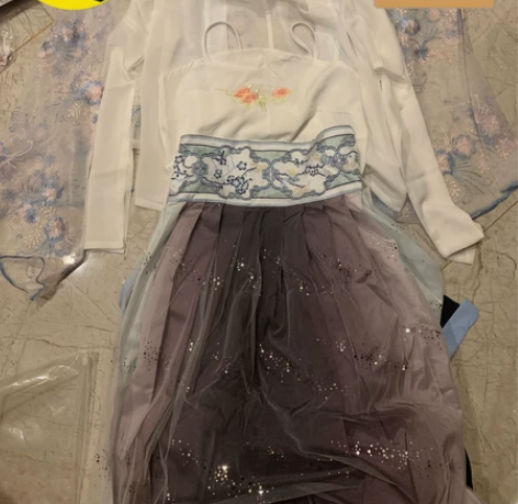 苍海赋汉服女中国风古装学生花神赋樱花仙气飘...