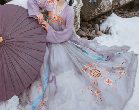 【现货】司南阁原创【白鹿行】汉服女款唐直领...