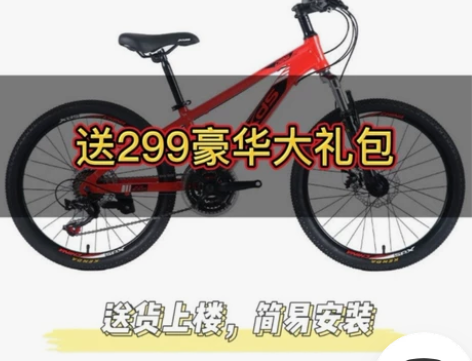 【实体店处理】喜德盛中国风儿童山地自行车中...