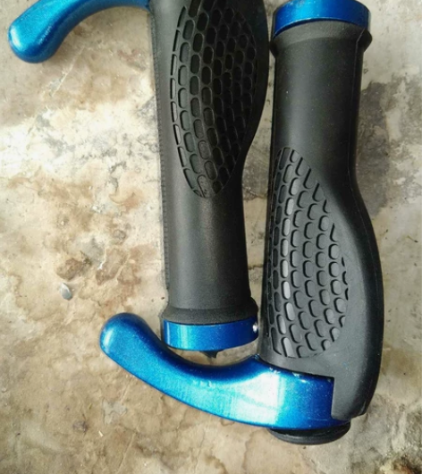 【山地车牛角一体把套】自行车锁死把套，折叠...