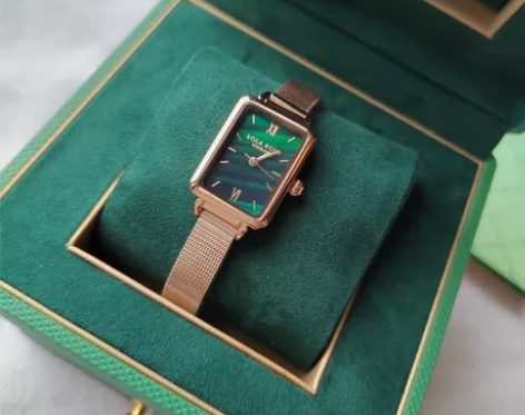 Lola Rose罗拉玫瑰 小绿表钢带手表...