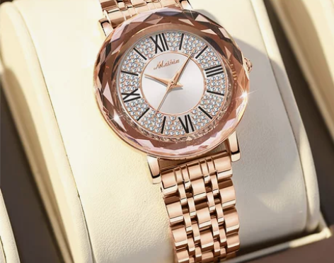 美宾品牌新款女表抖音直播爆款热销气质镶钻女...