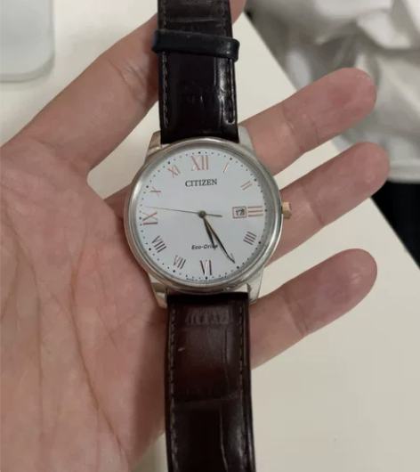 西铁城(CITIZEN)手表光动能皮表带情...
