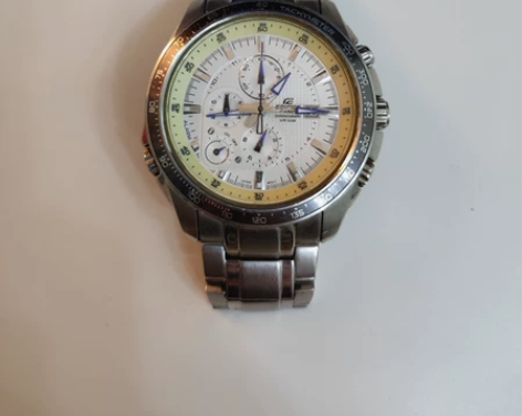 卡西欧  西铁城 ef545手表。 银色表...