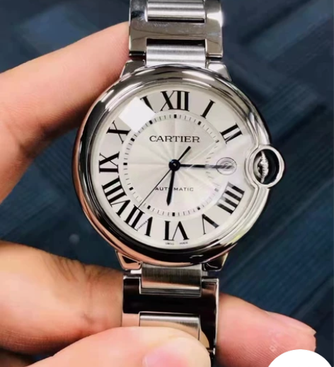 正品二手9成新 卡.地亚蓝气球男士系列全自...