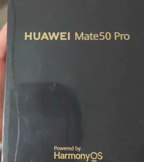华为mate50pro黑色256全新未拆封...